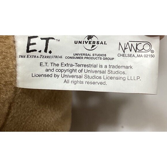 E.T. Extra Terrestrial Plush Stuffy Toy Collectible 14" Posable Universal Studio - Picture 8 of 13
